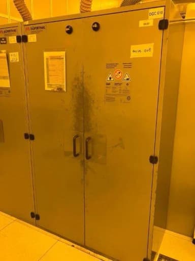 Düperthal Dangerous Goods Cabinet, s/n: NA